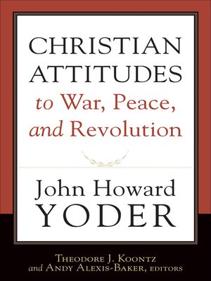 cover image of Christian Attitudes to War, Peace, and Revolution